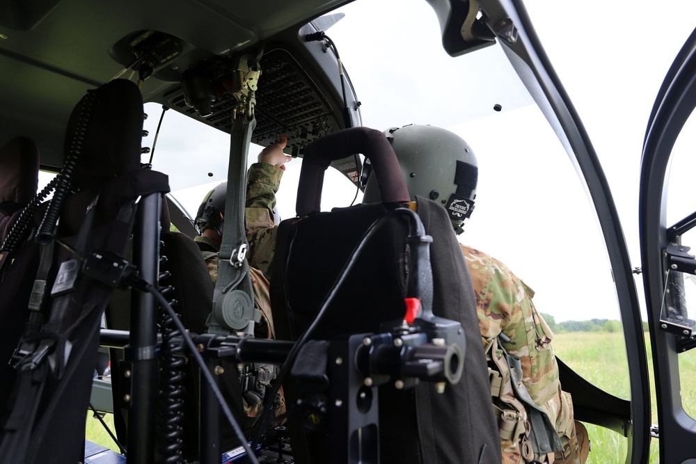 Texas Military Department Search and Rescue Hoist Training