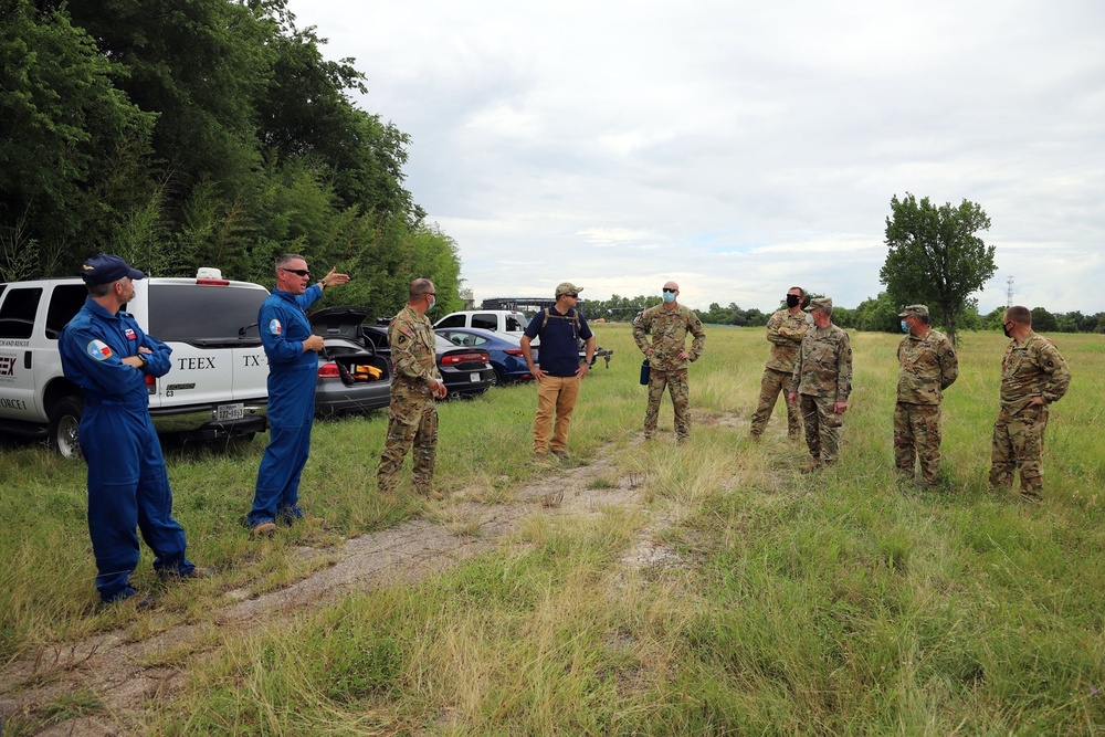 Texas Military Department Search and Rescue Hoist Training