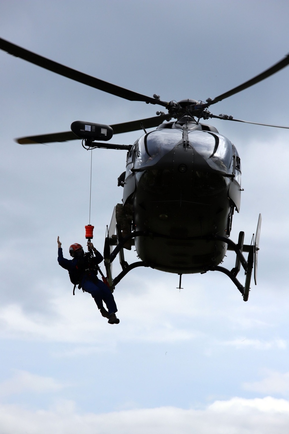 Texas Military Department Search and Rescue Hoist Training