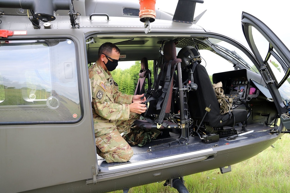Texas Military Department Search and Rescue Hoist Training