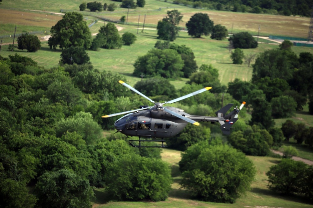 Texas Military Department Search and Rescue Hoist Training