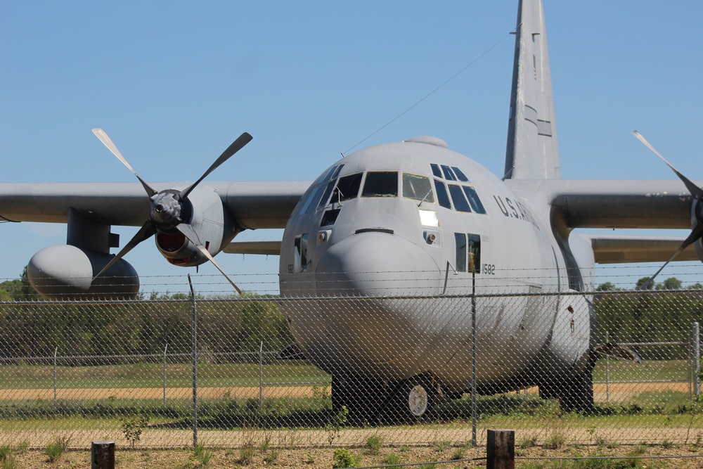 C-130 Hercules training aircraft at Fort McCoy
