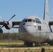 C-130 Hercules training aircraft at Fort McCoy
