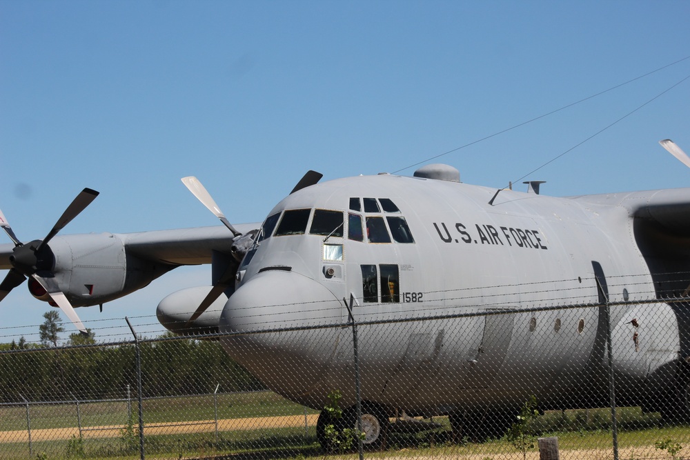 C-130 Hercules training aircraft at Fort McCoy
