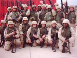 U.S Army Soldiers waiting for a mission