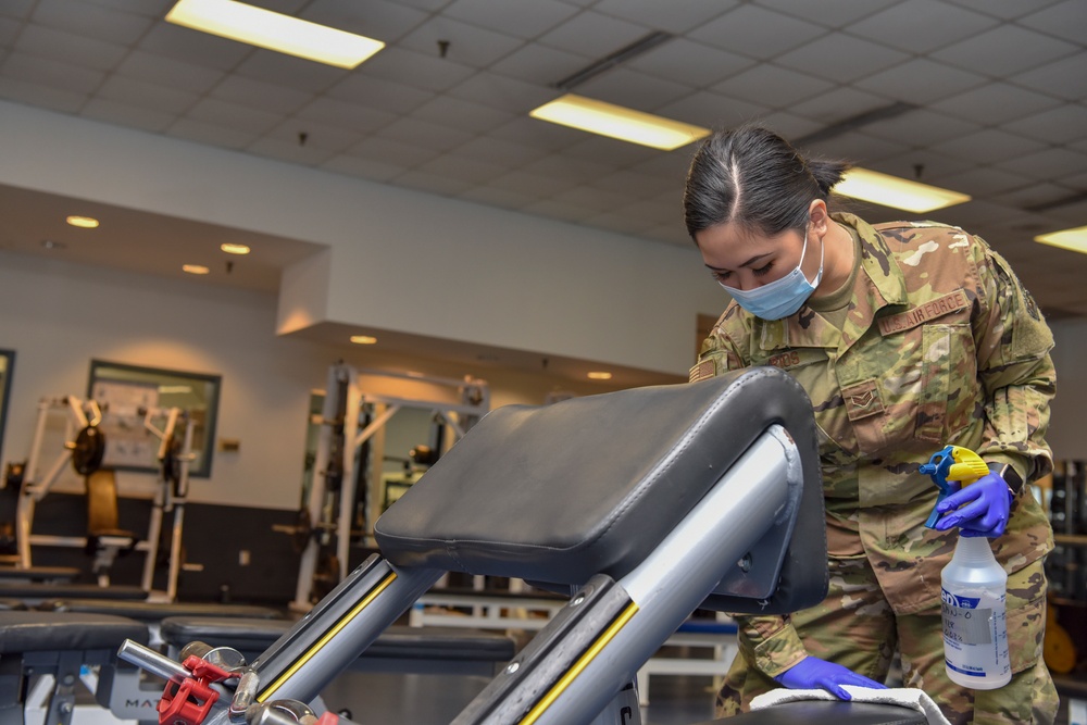 The Air Base Fitness Center open with restrictions