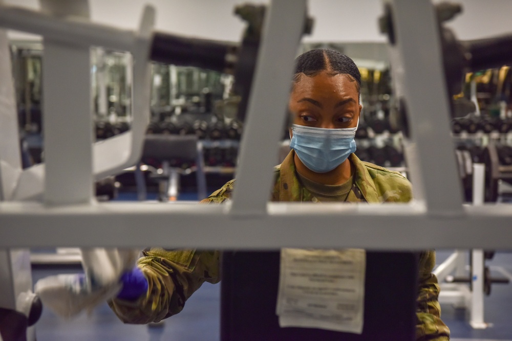 The Air Base Fitness Center open with restrictions