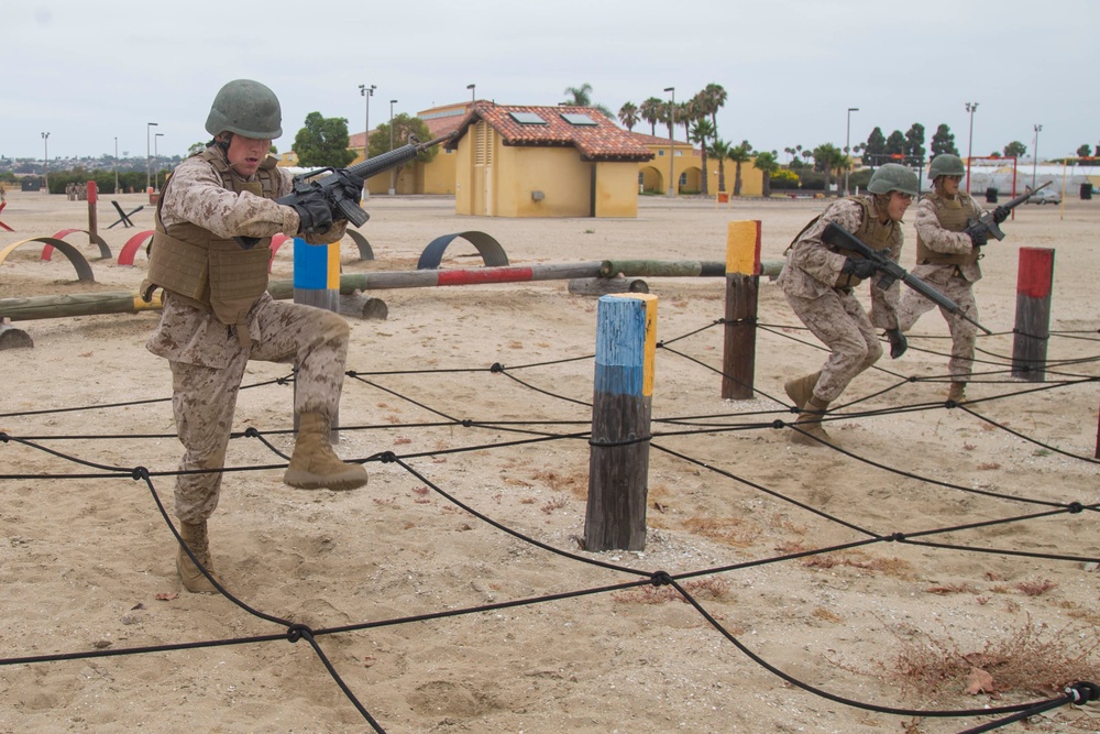 India Compant Bayonet Assault Course