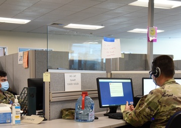 Arizona National Guard service members help with COIVID-19 exposure notifications