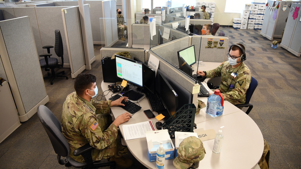 Arizona National Guard service members help with COIVID-19 exposure notifications