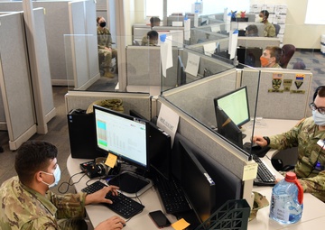 Arizona National Guard service members help with COIVID-19 exposure notifications