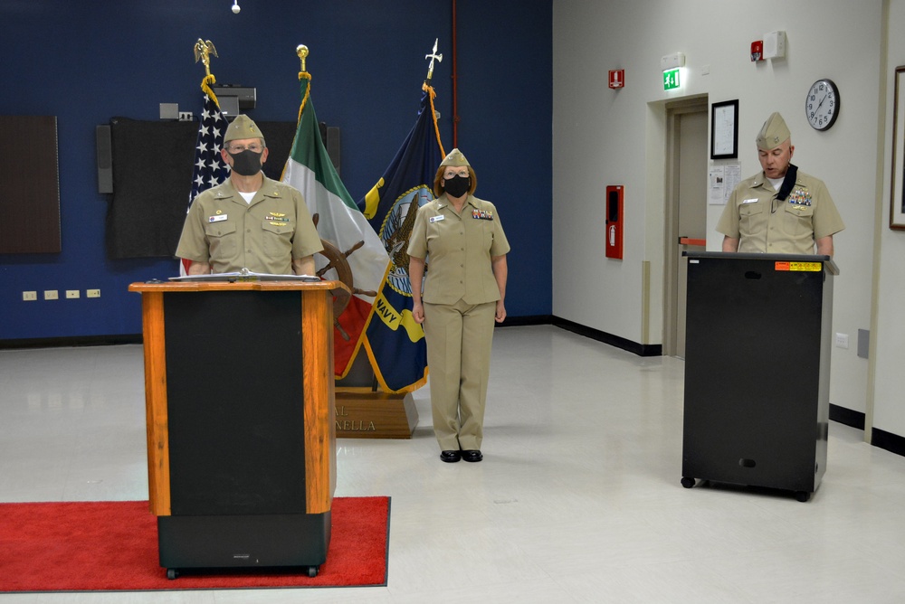 U.S. NMRTC Sigonella Conducts Change of Command Ceremony