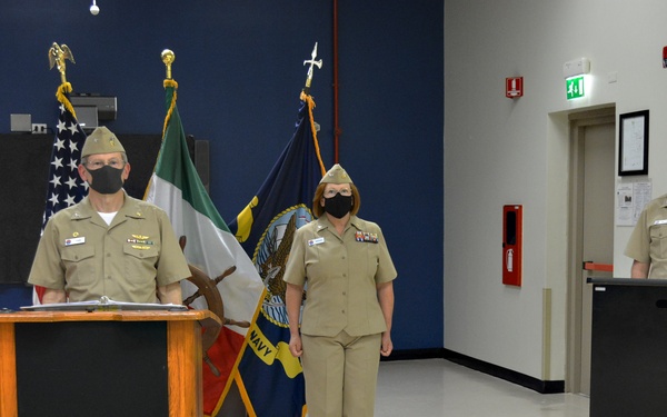 U.S. NMRTC Sigonella Conducts Change of Command Ceremony