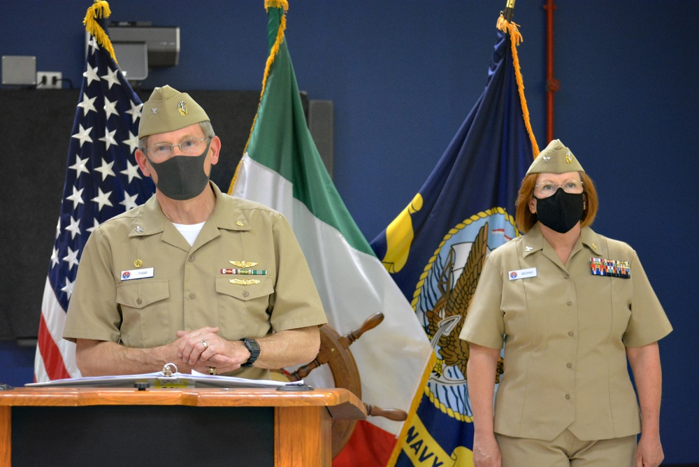 U.S. NMRTC Sigonella Conducts Change of Command Ceremony