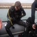 Underwater Construction Team 1 conducts dive supervisor drills.