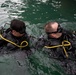 Underwater Construction Team 1 conducts dive supervisor drills.