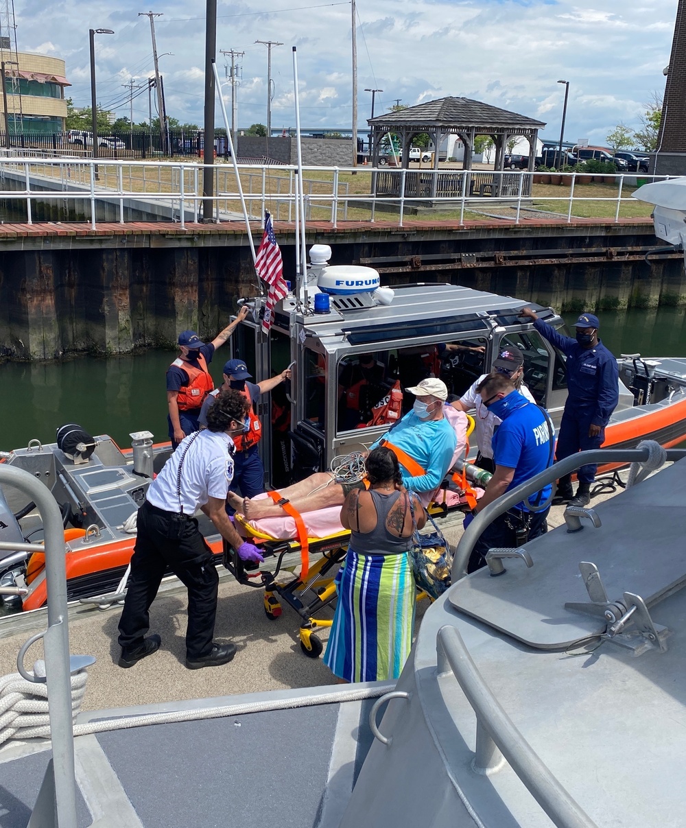 Coast Guard medevacs man near Brigantine, New Jersey