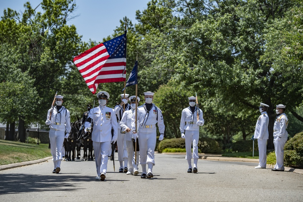 Military Funeral Honors with Modified Funeral Escort are Conducted for U.S. Navy Cmdr. Jesse Lewis Jr.