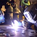 GHWB Sailors Weld Damage Control Equipment