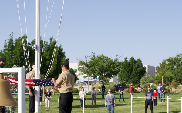 Giles retirement flag fold
