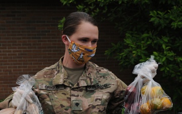 Ohio National Guard member reflects on time spent at food bank