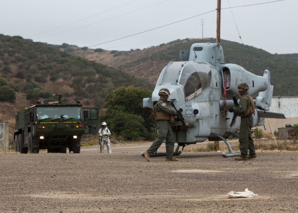 Marine Wing Support Squadron 373 Perfoms Aircraft Recovery Training