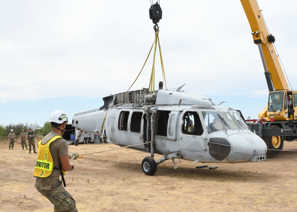 Simulated Crash Site Training