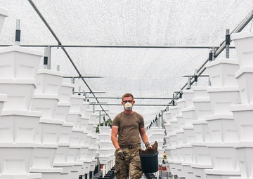 Ohio National Guard helps build urban farm to grow Columbus communities