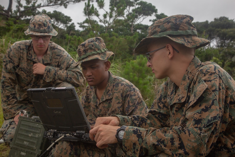 Testing…Testing: Marines with the 31st MEU conduct a communication exercise