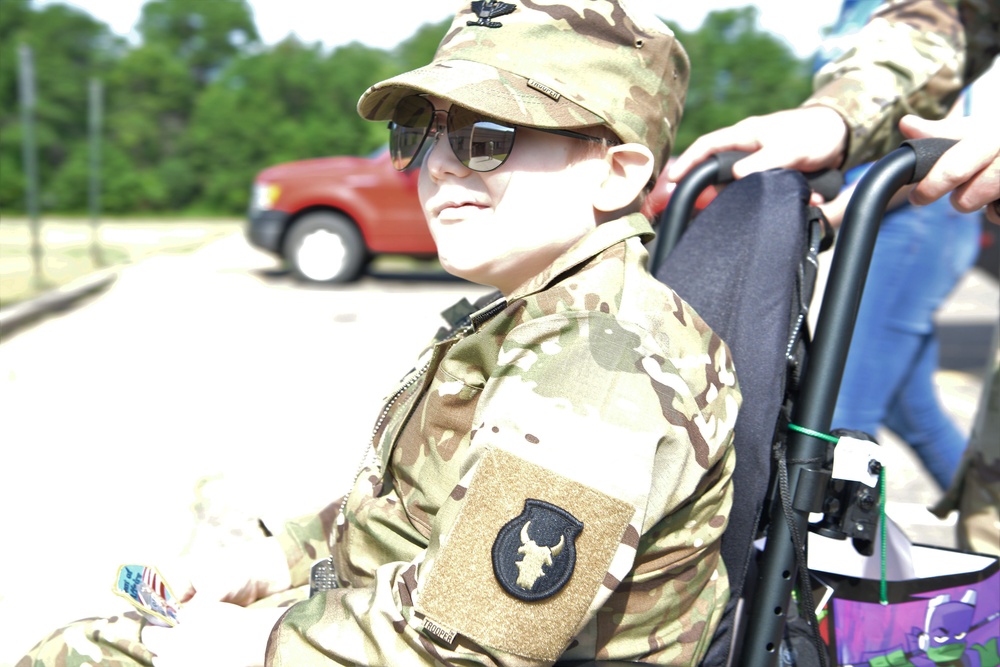MAKE-A-WISH Foundation, National Guard Fulfill Young Boy’s Wish to Be A Soldier