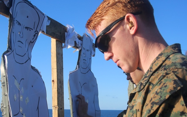 BLT 2/8 Marines maintain pistol qualifications