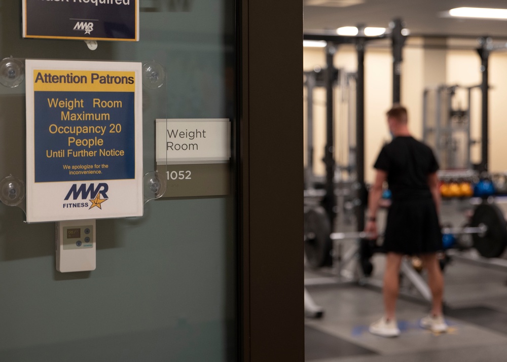 NSAB Fitness Center Reopens for Military Personnel