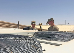 386th ECES HVAC section cools Ali Al Salem