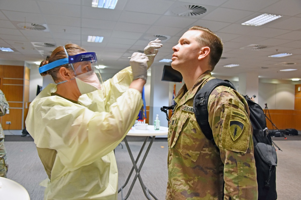 U.S. Army Europe tests asymptomatic staff members to promote safety, readiness