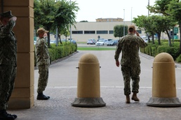 USNH Naples Welcomes New Commanding Officer