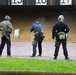 Polizei shooting training at Oberdachstetten