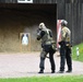 Polizei shooting training at Oberdachstetten