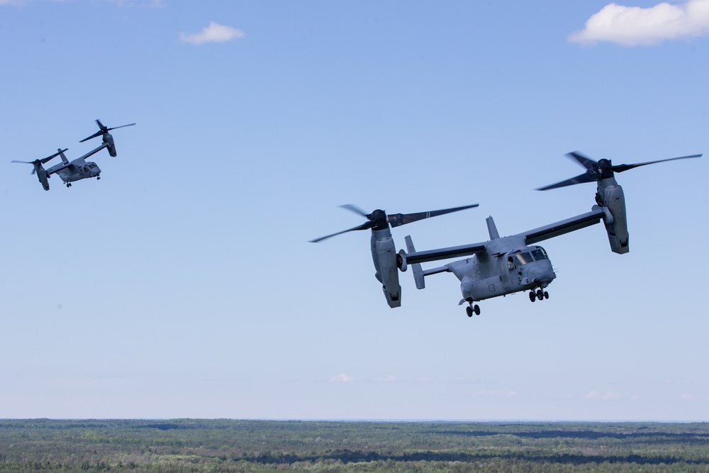 VMM-266 Fly MV-22B Ospreys