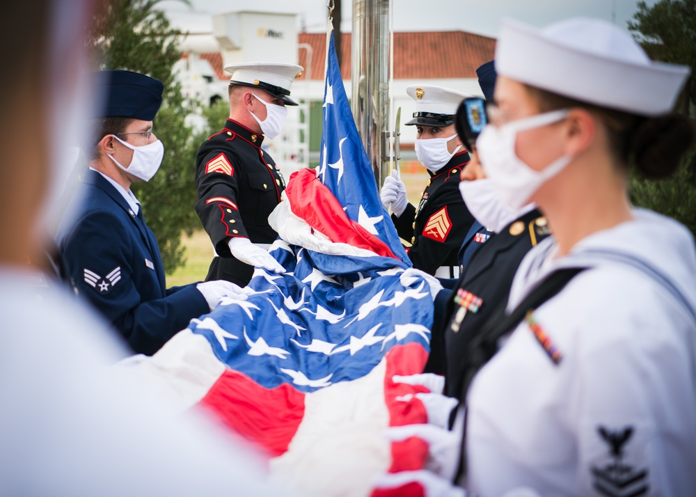 NAVSTA Rota Hold Annual Flag Raising Ceremony