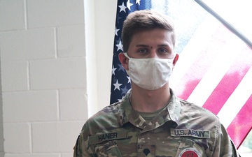 SOLDIERS AWARDED COINS FROM BRIGADE COMMANDER