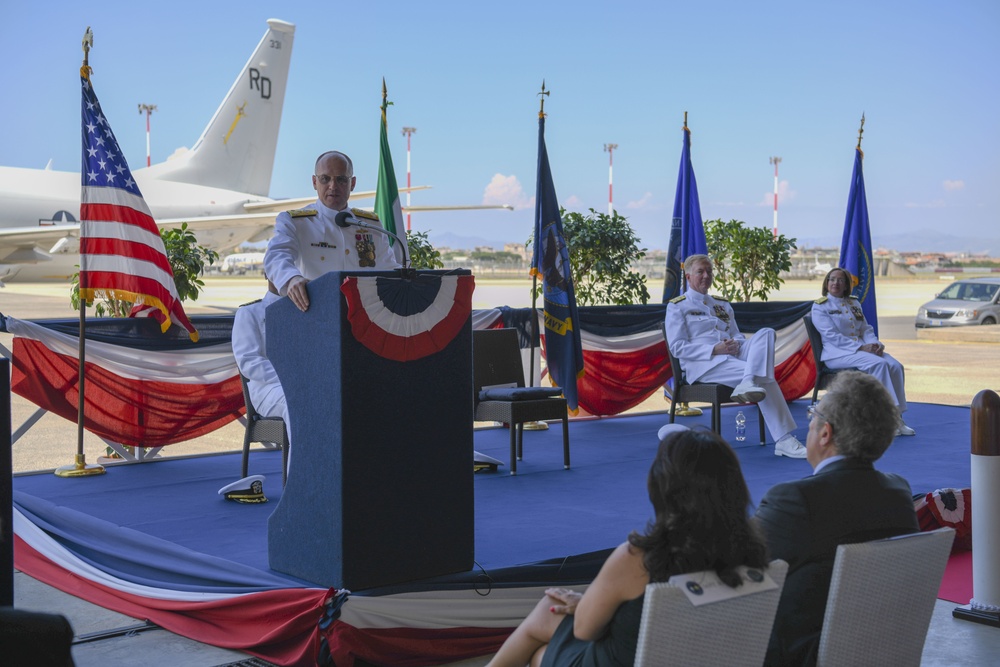 U.S. 6th Fleet Change of Command