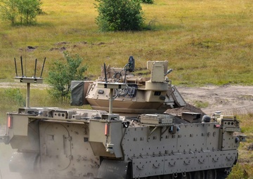 U.S. Army GVSC and NGCV CFT conducting Robotic Combat Vehicle Soldier Operational Experiment