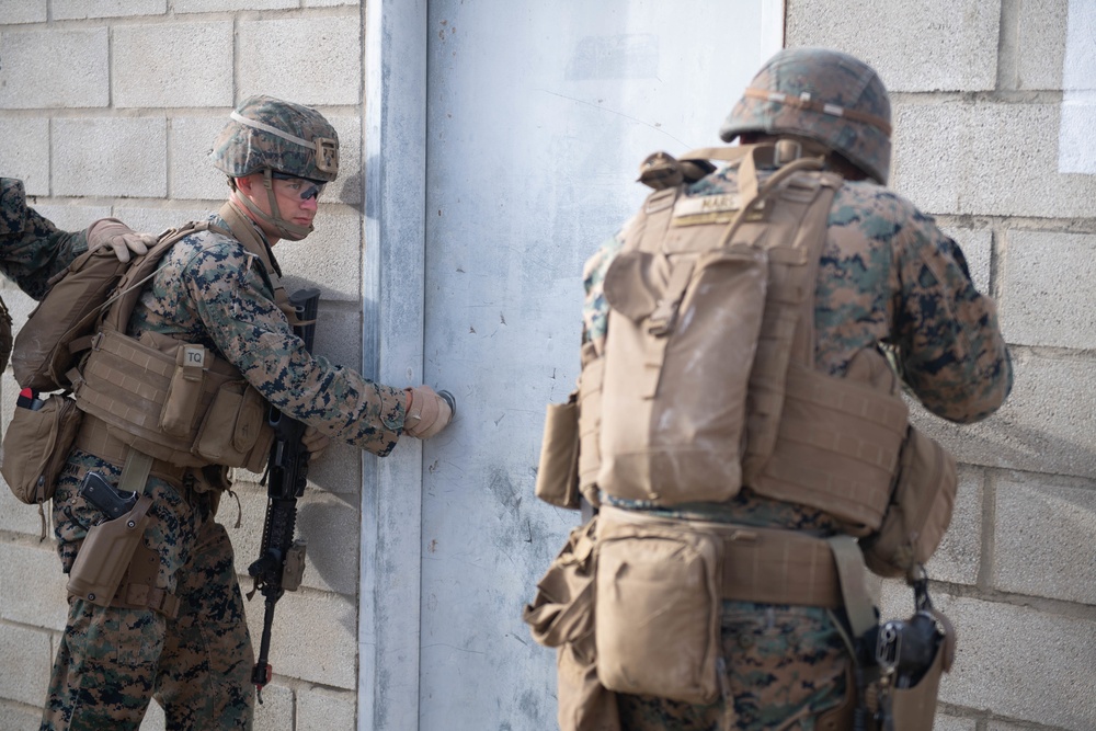 U.S. Marines Conduct Security Training