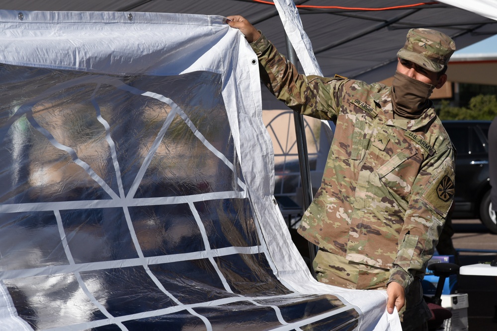 Arizona Guardsmen continue to facilitate COVID-19 testing throughout Arizona