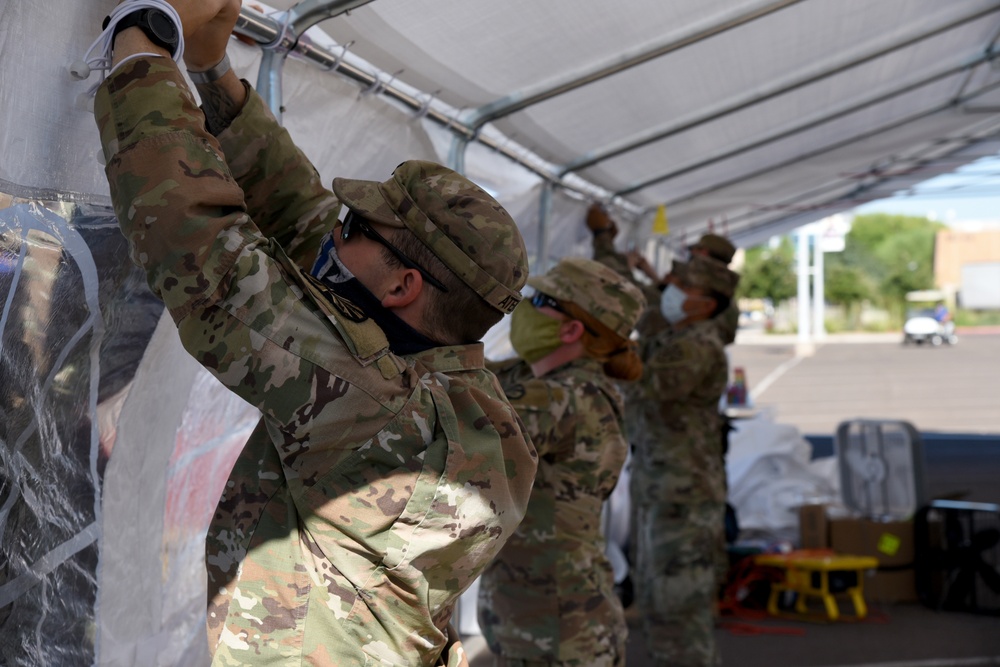 Arizona Guardsmen continue to facilitate COVID-19 testing throughout Arizona