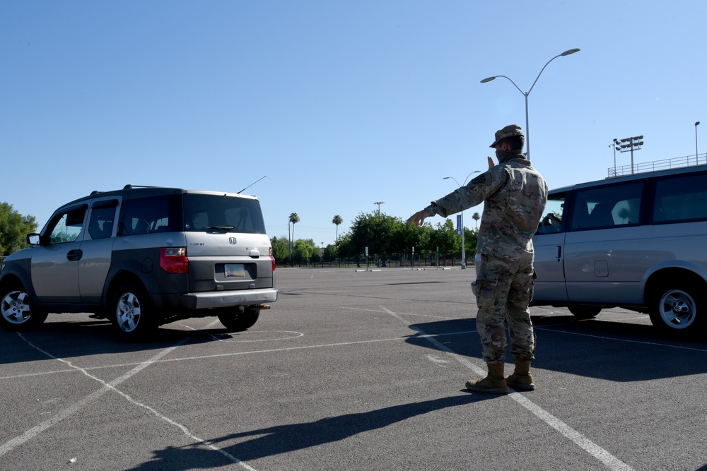 Arizona Guardsmen continue to facilitate COVID-19 testing throughout Arizona