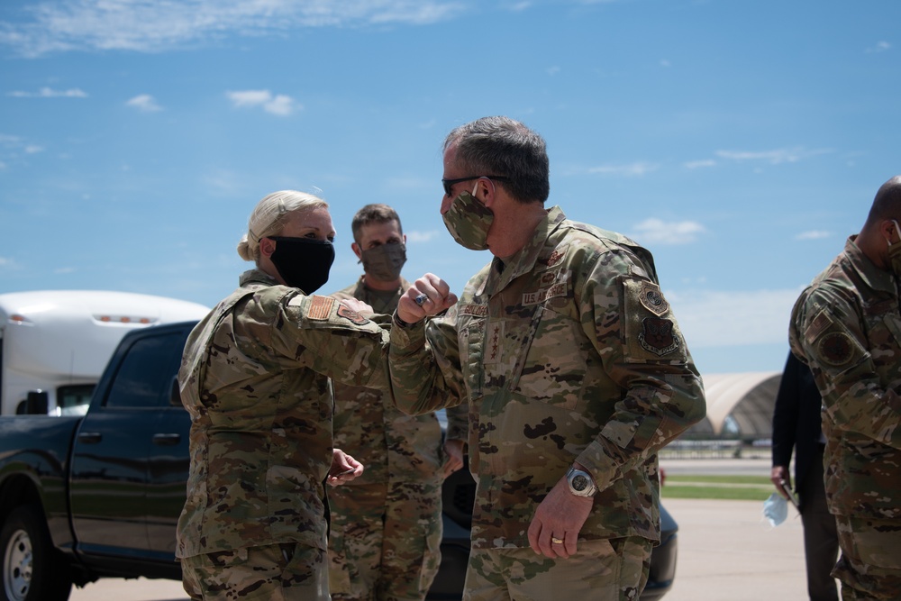 CSAF Gen. David L. Goldfein visits Will Rogers ANGB