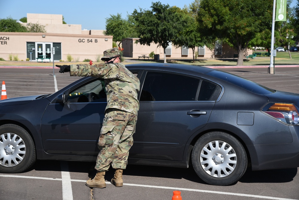 Arizona Guardsmen continue to facilitate COVID-19 testing throughout Arizona