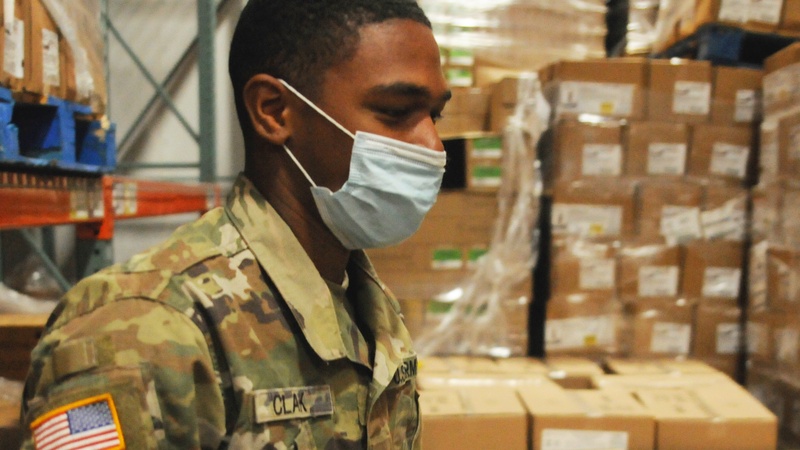 Ohio National Guard member reflects on time spent at food bank: Pfc. Clark