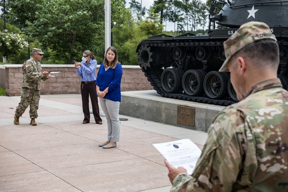 USARCENT Honors Volunteer with Top U.S. Army Civilian Award